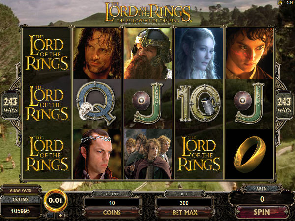 Lord Of The Rings in game
